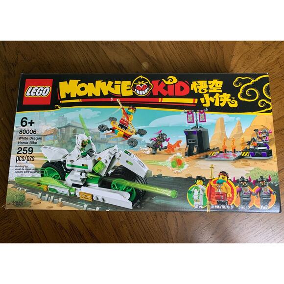 LEGO Monkie Kid 80006 WHITE DRAGON HORSE BIKE Brand New Sealed Legos - Picture 1 of 6